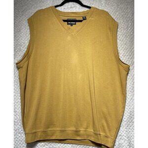 Men's Bolle Golf‎ Vest X Large Gold Yellow V Neck